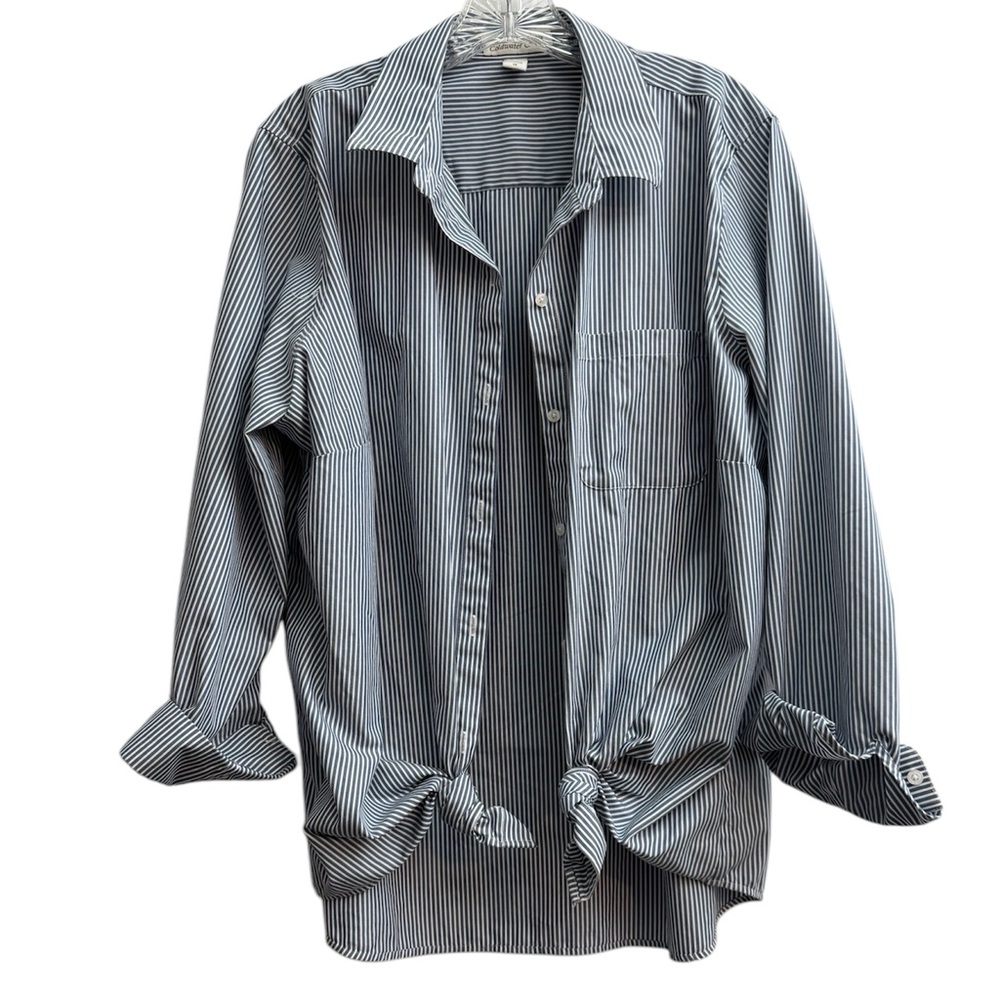 Coldwater Creek Striped Long Sleeves Closet Staple Casual to Business to Vacay